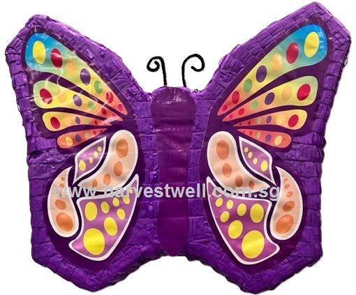 Butterfly 2D Shape Purple Pinata